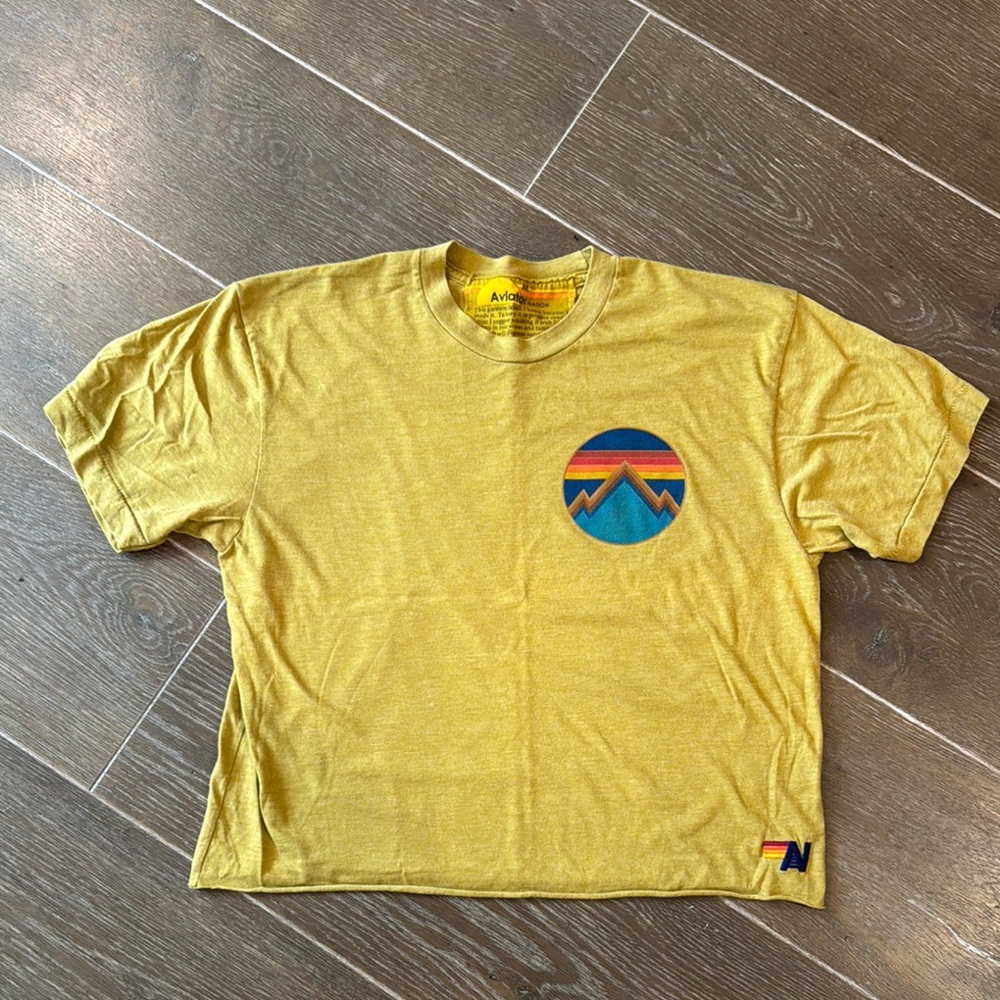 Aviator Nation women’s crop tee
